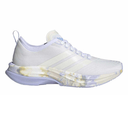 White - Front - Adidas Unisex Adult Moveboost Stripes Trainers