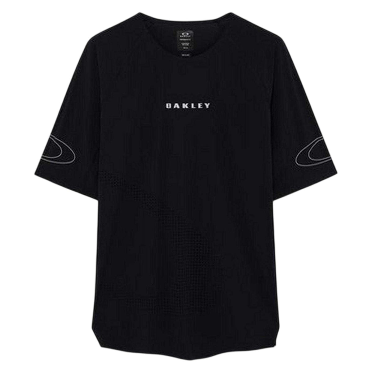 Pitch Black - Front - Oakley Mens Seeker Whip T-Shirt