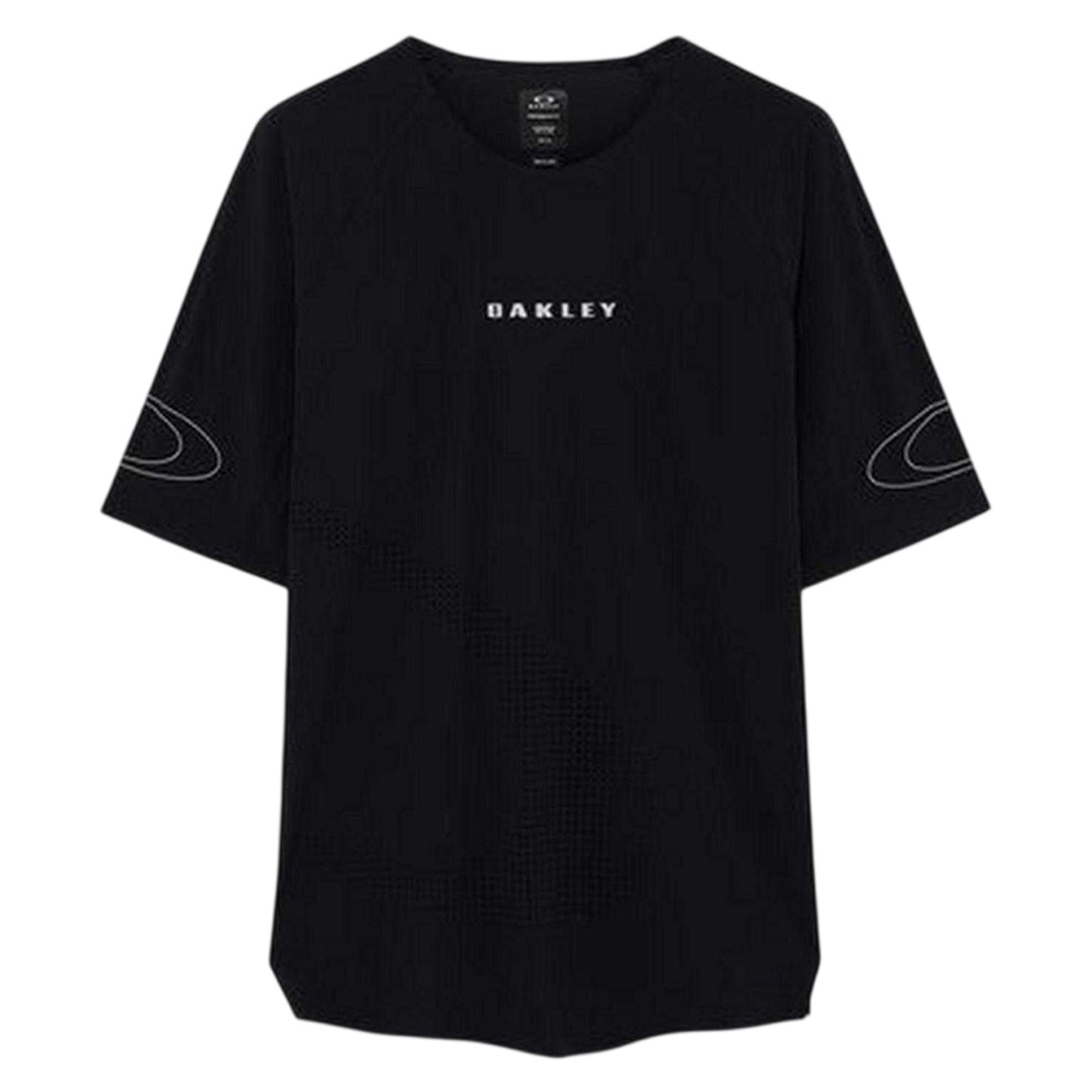 Pitch Black - Front - Oakley Mens Seeker Whip T-Shirt