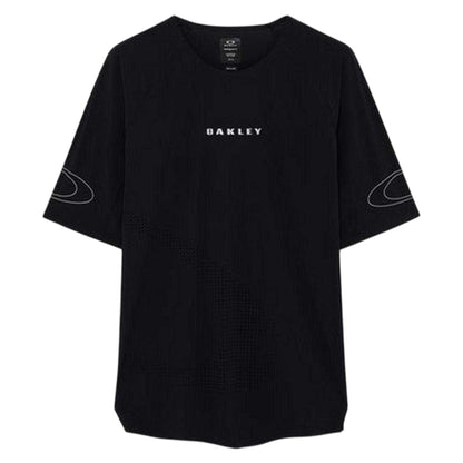 Pitch Black - Front - Oakley Mens Seeker Whip T-Shirt