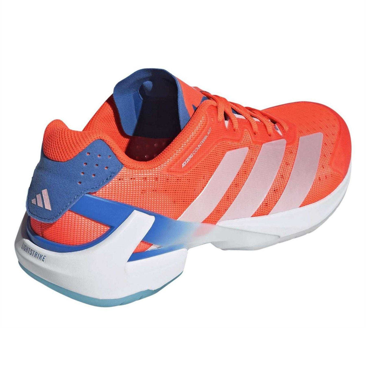 Orange - Back - Adidas Mens Adizero Count 3 Stripes Shoes
