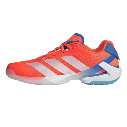 Orange - Side - Adidas Mens Adizero Count 3 Stripes Shoes