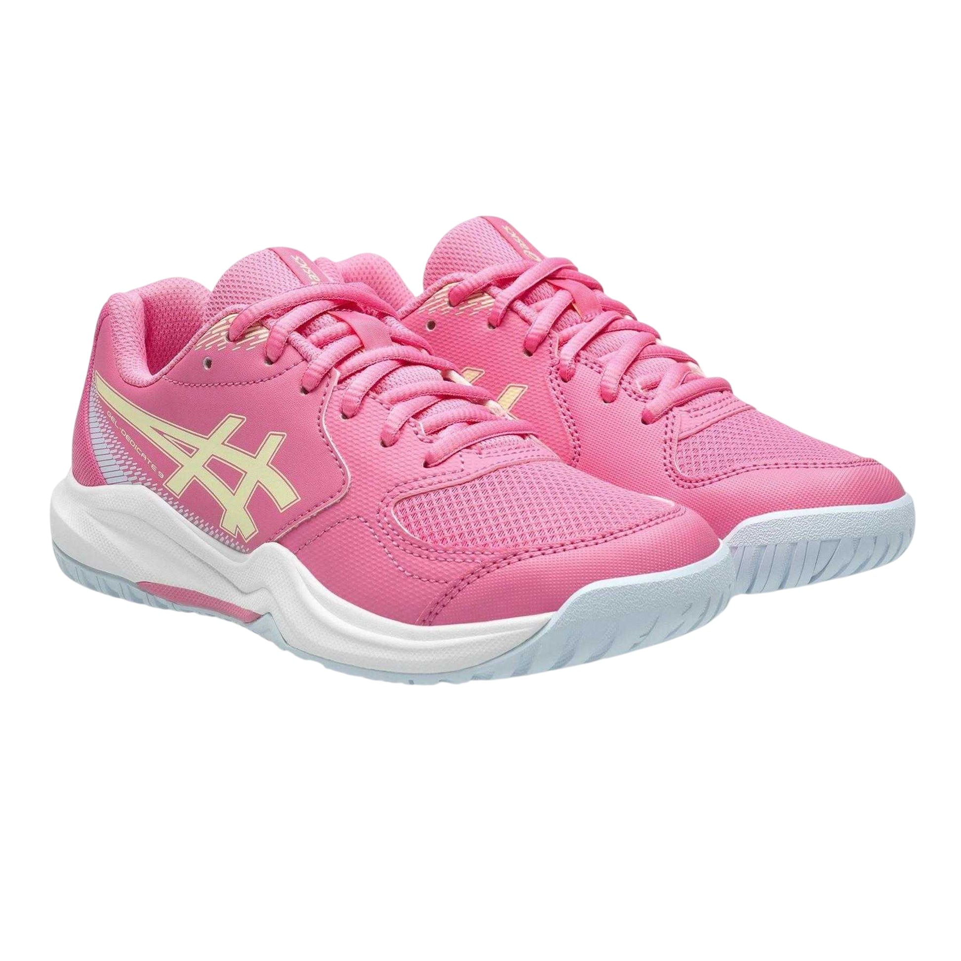 Pink - Lifestyle - Asics Childrens-Kids Dedicate 9 Tennis Shoes