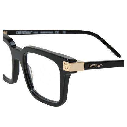 Black - Side - Off White Mens Style 8S Gold Detail Sunglasses
