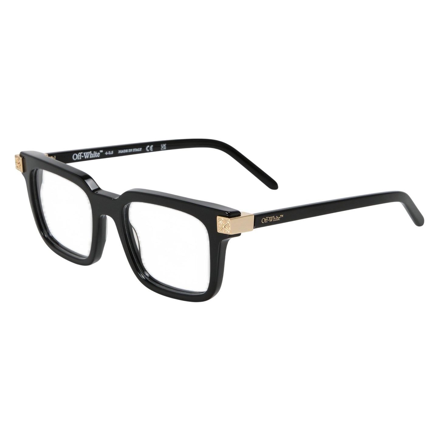 Black - Front - Off White Mens Style 8S Gold Detail Sunglasses