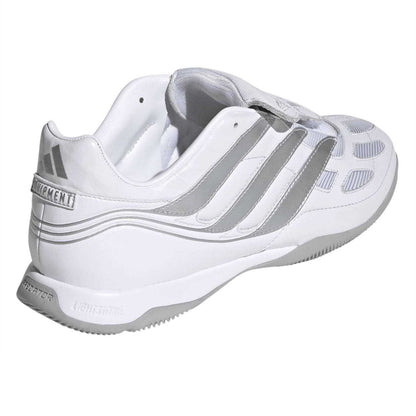 White - Back - Adidas Mens Predator Precision Fold Over Leather Trainers
