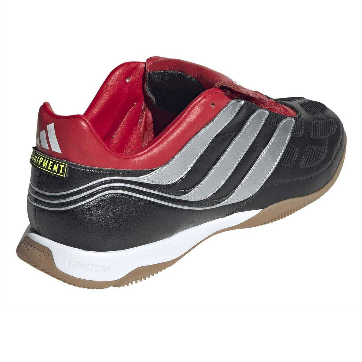 Core Black - Back - Adidas Mens Predator Precision Fold Over Leather Trainers