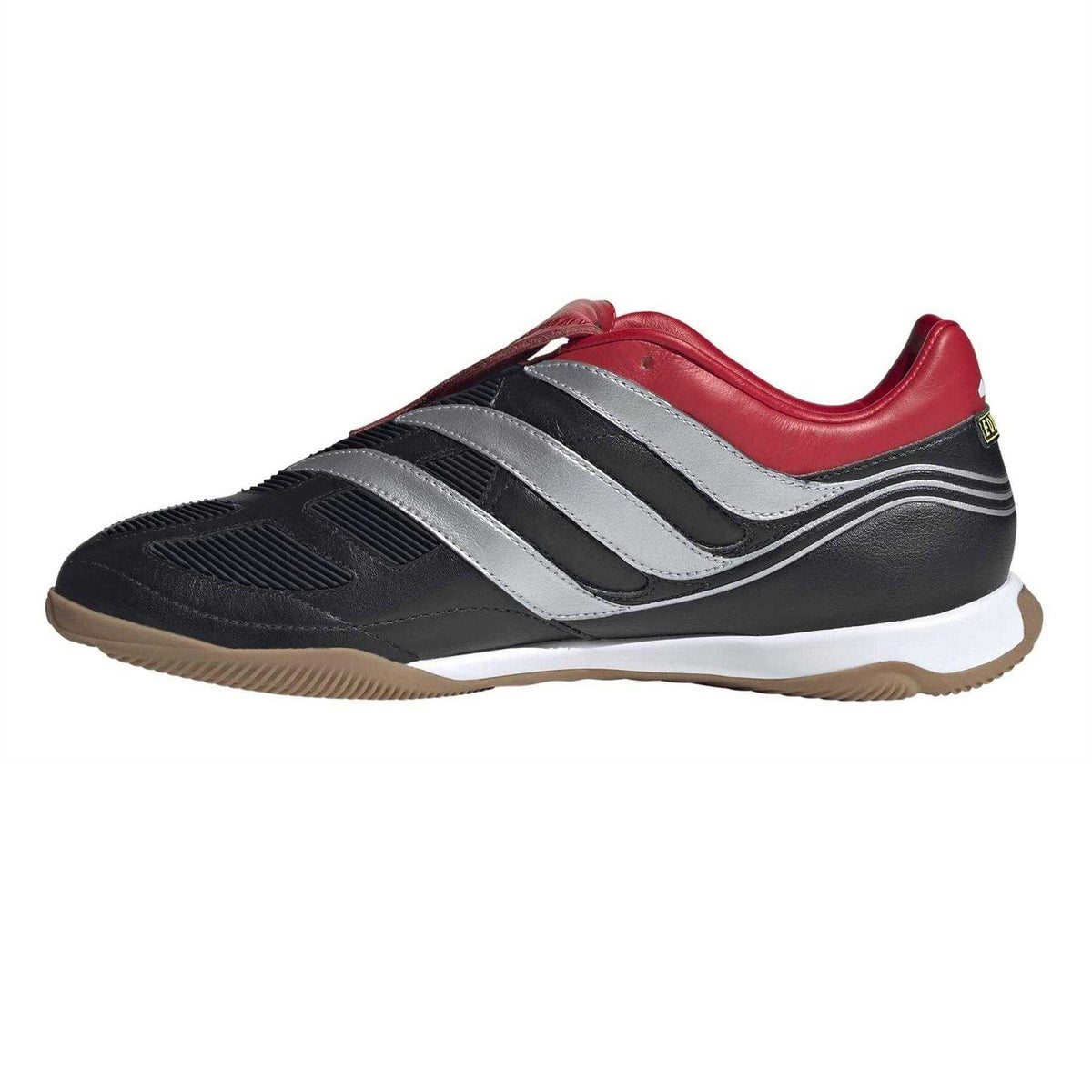 Core Black - Side - Adidas Mens Predator Precision Fold Over Leather Trainers