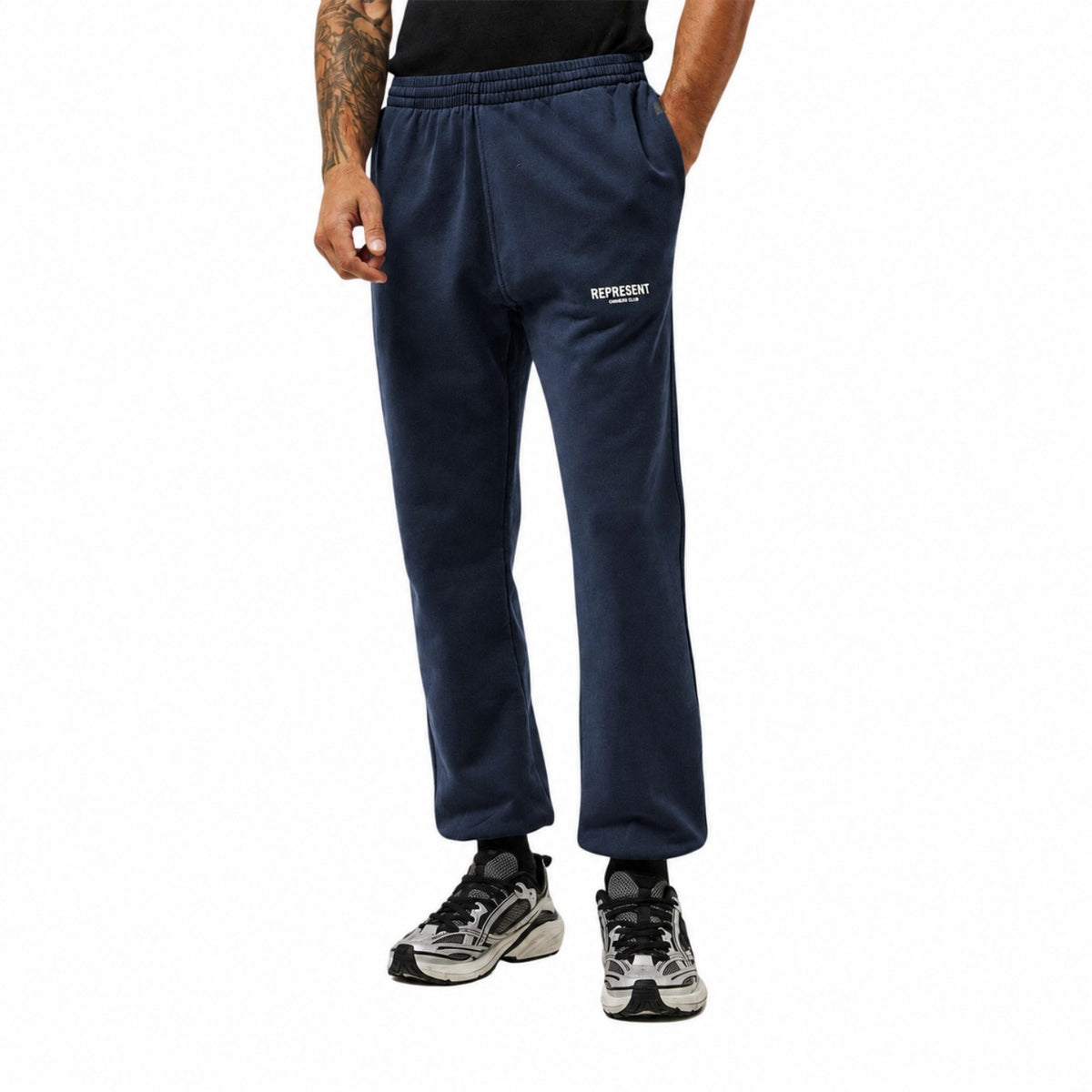 Midnight Navy - Side - Represent Mens Owners Club Fleece Joggers