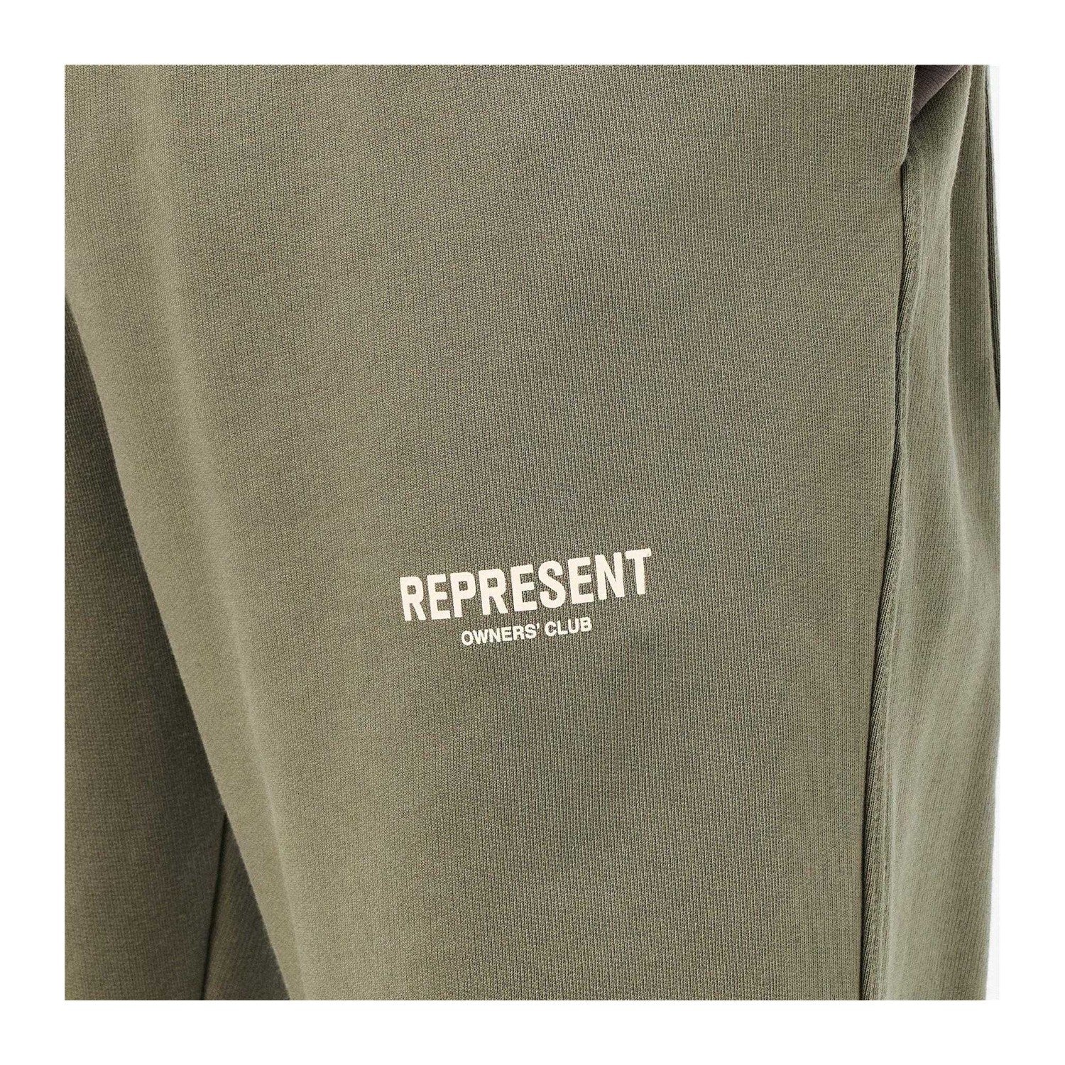 Olive - Side - Represent Mens Owners Club Fleece Joggers