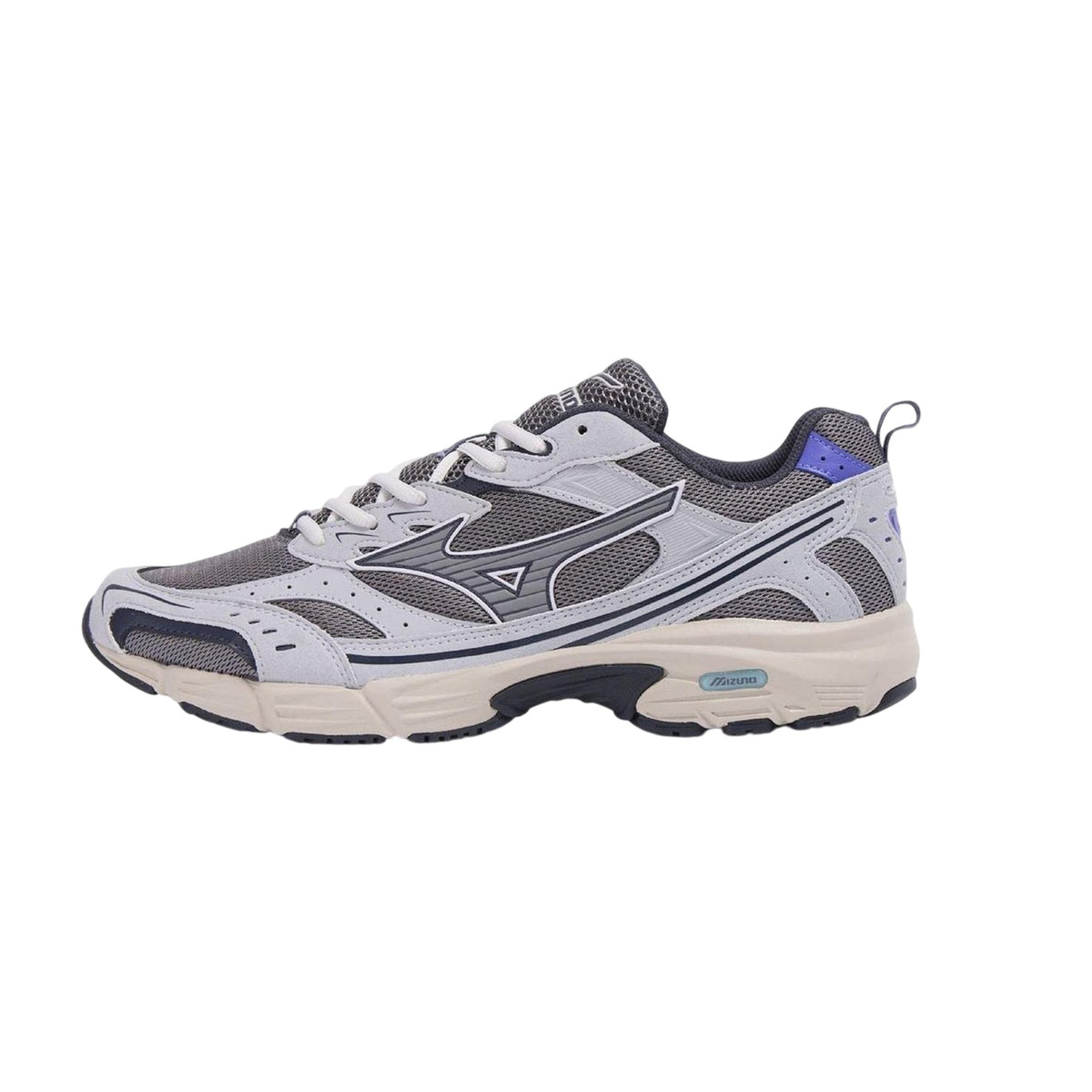 Quiet Shade-Grey-Harbour - Front - Mizuno Womens-Ladies MXR Lace Up Trainers