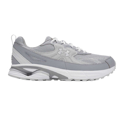 Frost Gray - Front - Under Armour Mens Apparition Tech Mesh Trainers