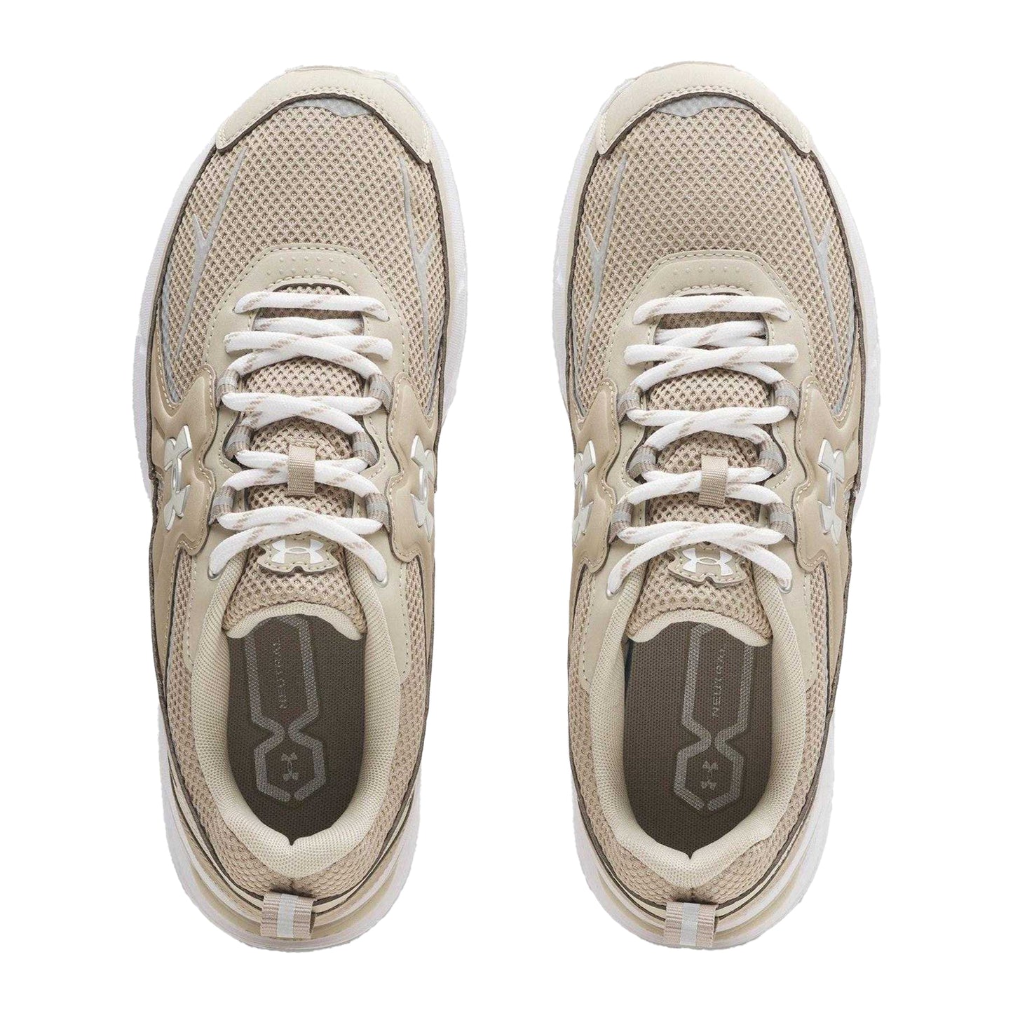 Brown - Side - Under Armour Mens Apparition Tech Mesh Trainers
