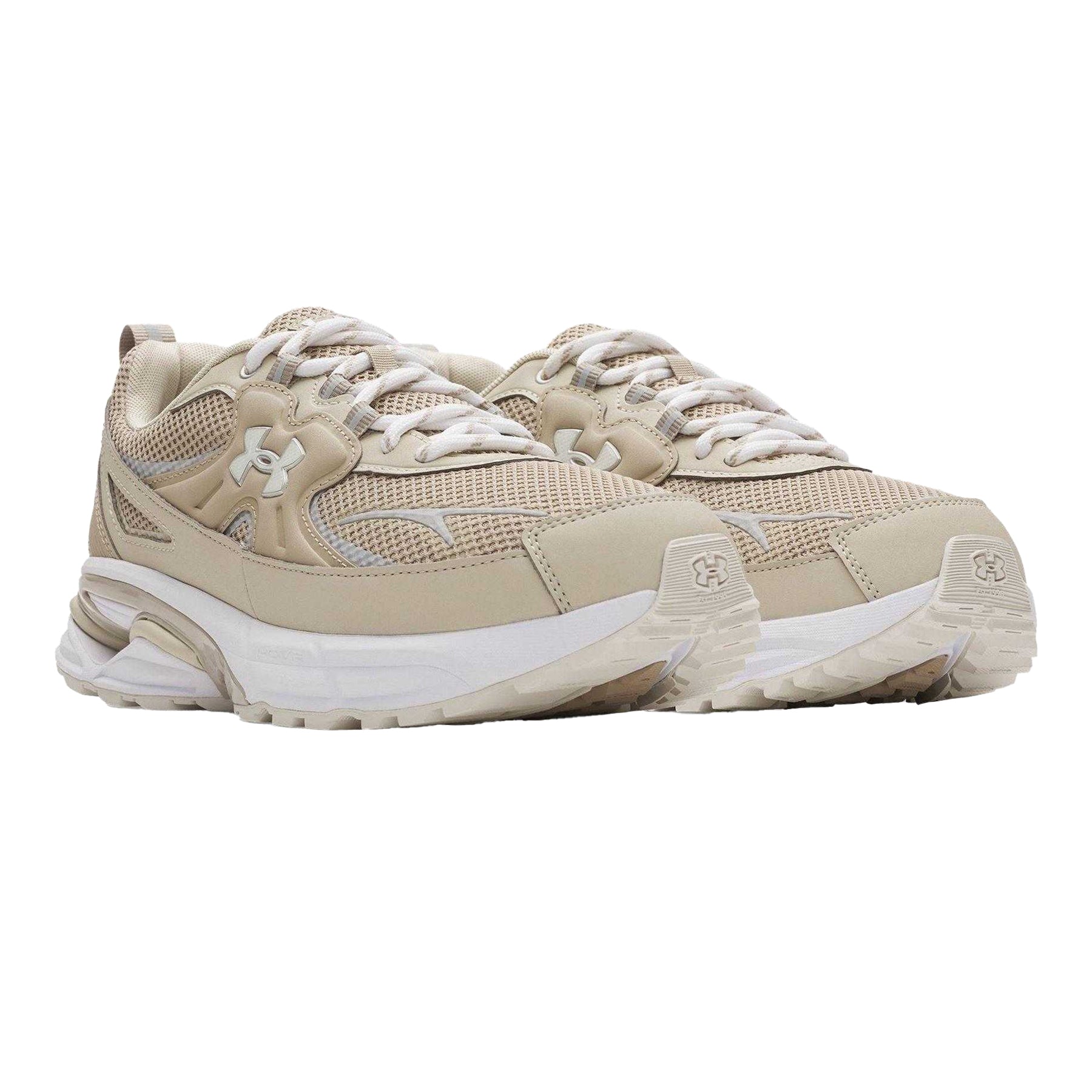 Brown - Pack Shot - Under Armour Mens Apparition Tech Mesh Trainers