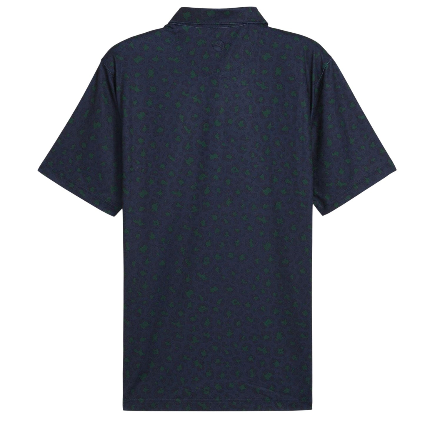 Deep Navy - Back - Puma Mens Cloudspun Rosette Tailored Polo Shirt