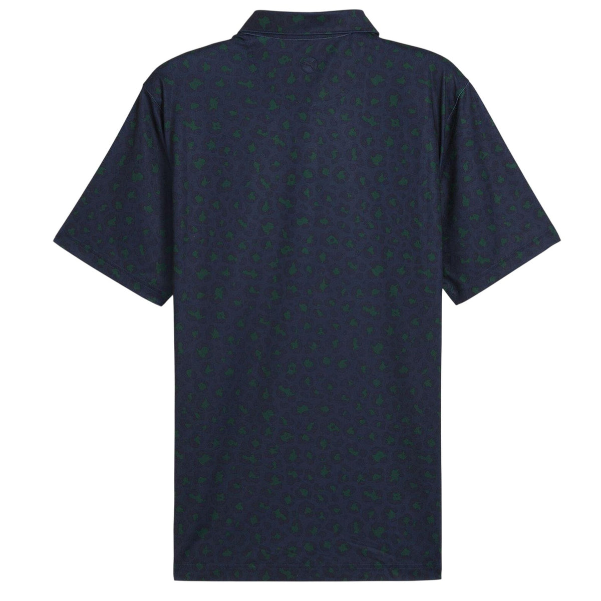 Deep Navy - Back - Puma Mens Cloudspun Rosette Tailored Polo Shirt