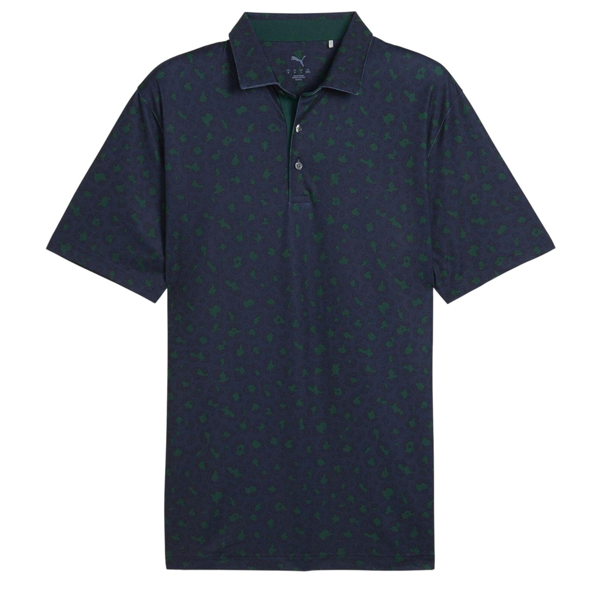 Deep Navy - Front - Puma Mens Cloudspun Rosette Tailored Polo Shirt
