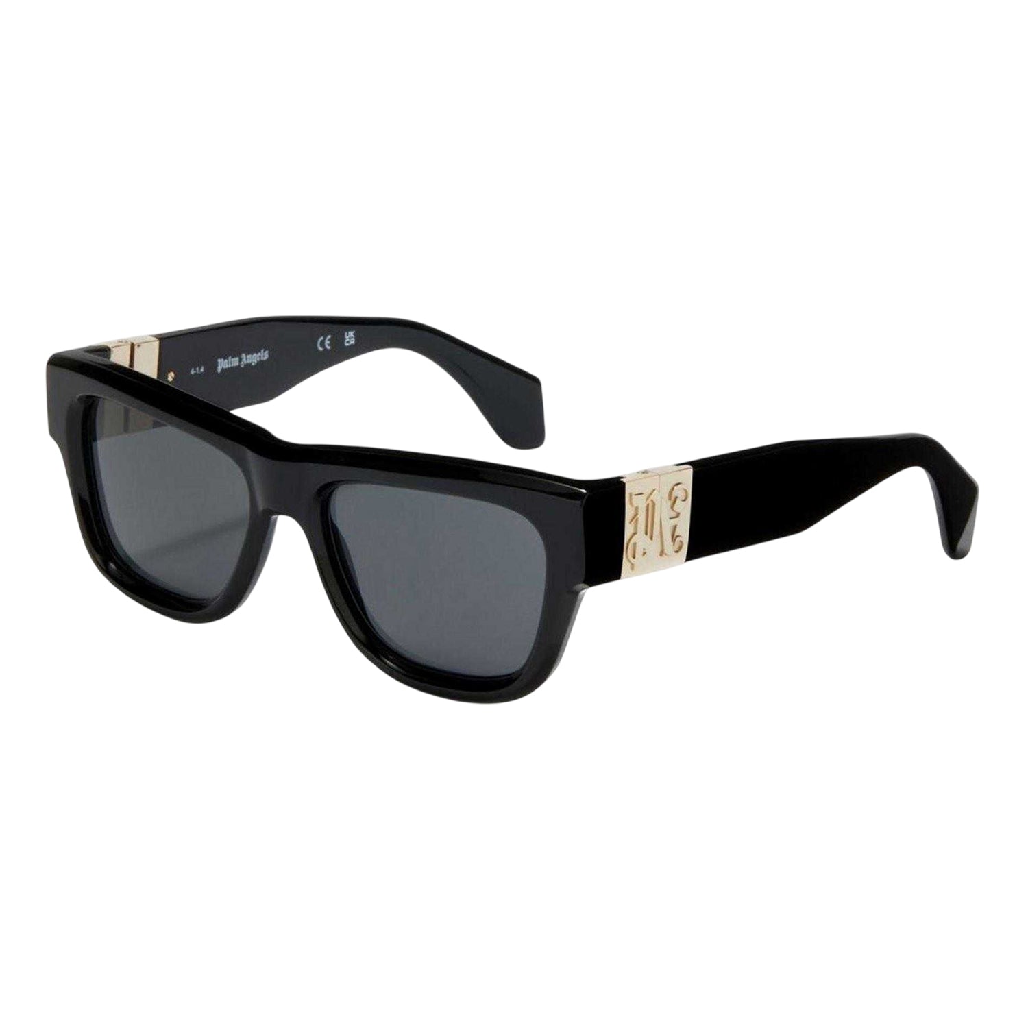 Black-Dark Grey - Front - Palm Angels Unisex Adult Magnolia Cat Eye Sunglasses