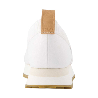 White - Back - Toms Womens-Ladies Alpargata Resident 2.0 Trainers
