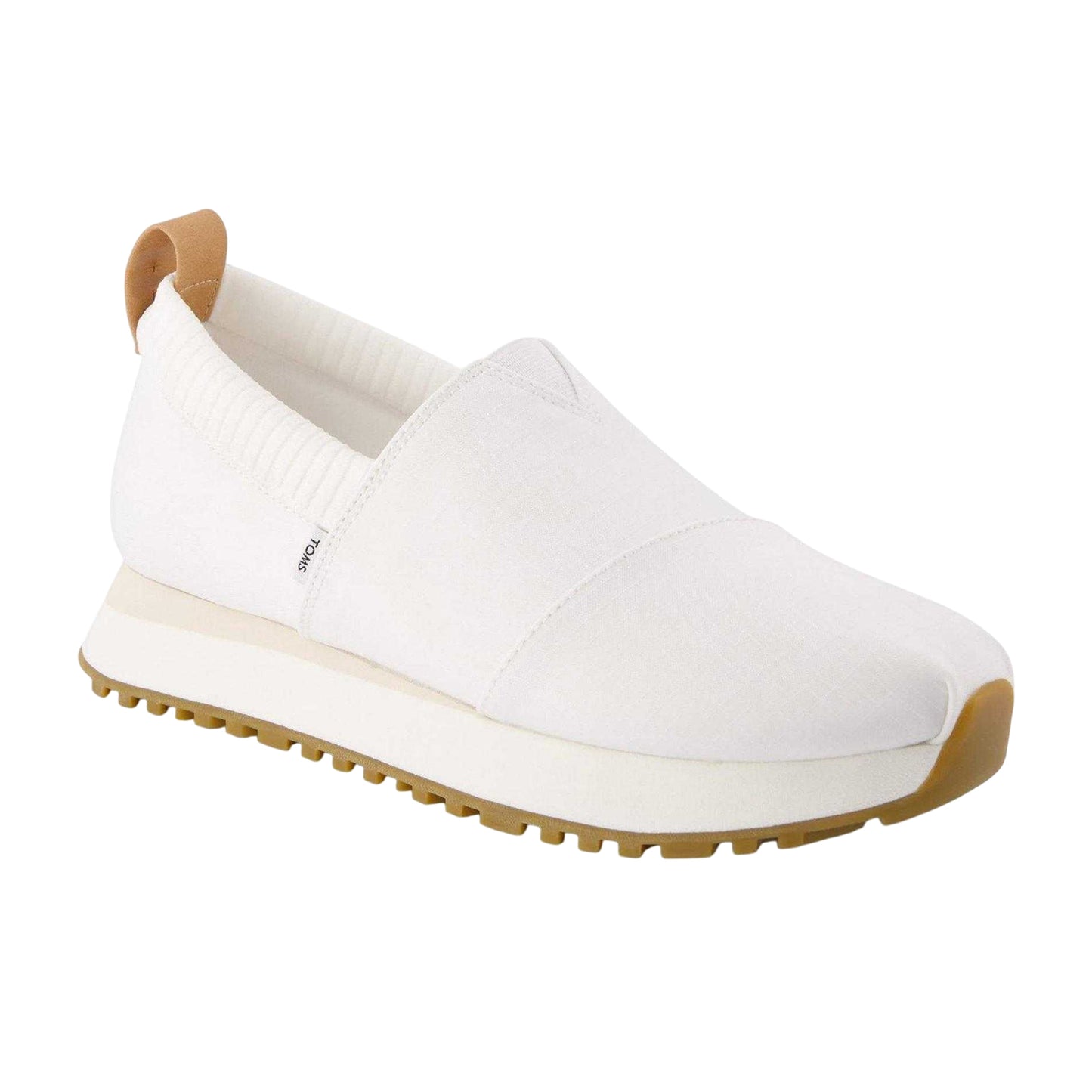White - Side - Toms Womens-Ladies Alpargata Resident 2.0 Trainers
