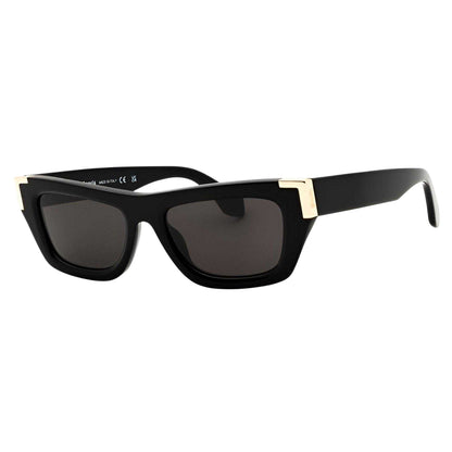 Black-Dark Grey - Front - Palm Angels Unisex Adult Malibu Rectangle Sunglasses