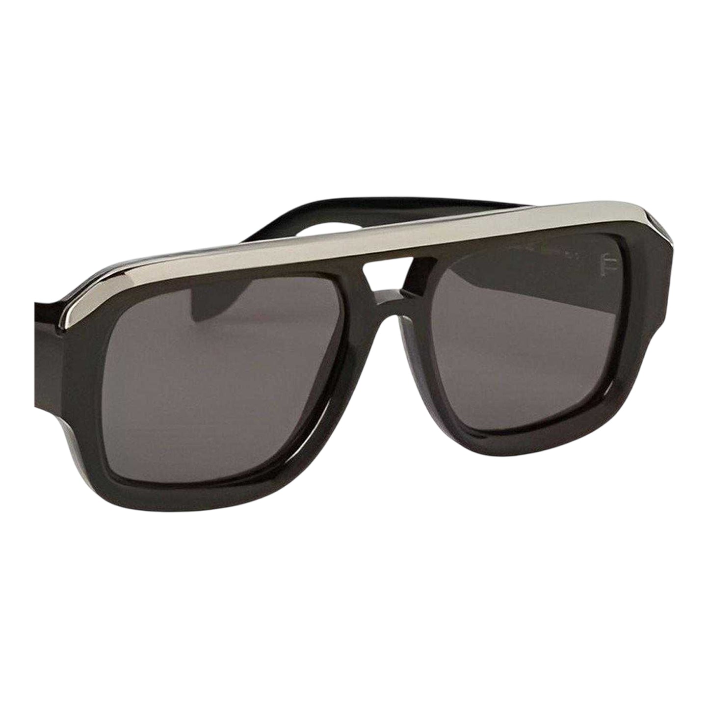 Black - Back - Palm Angels Mens Stockton Rectangle Sunglasses