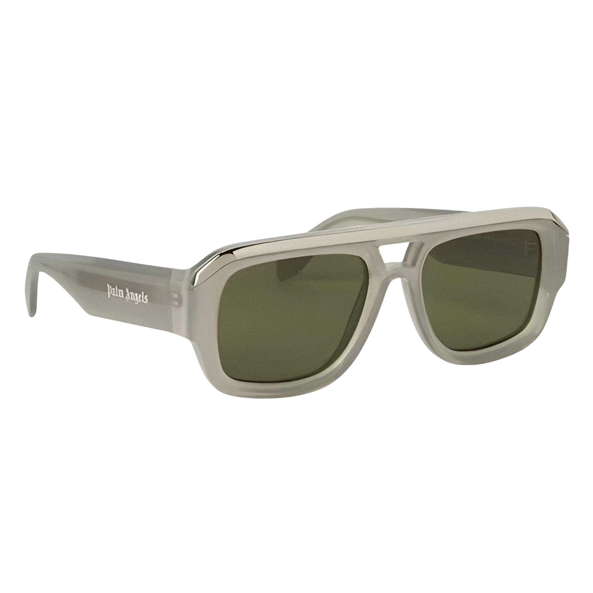 Grey - Front - Palm Angels Mens Stockton Rectangle Sunglasses