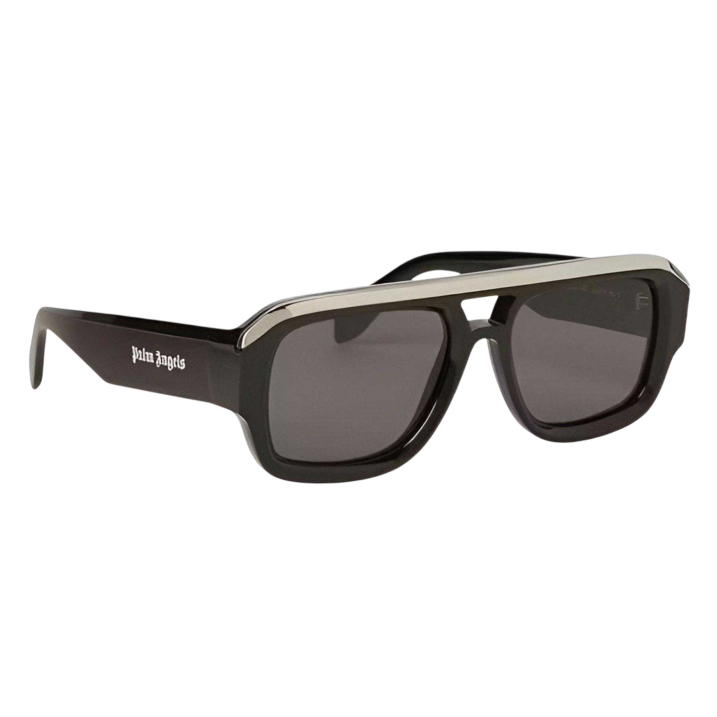 Black - Front - Palm Angels Mens Stockton Rectangle Sunglasses