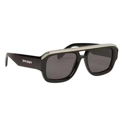 Black - Front - Palm Angels Mens Stockton Rectangle Sunglasses