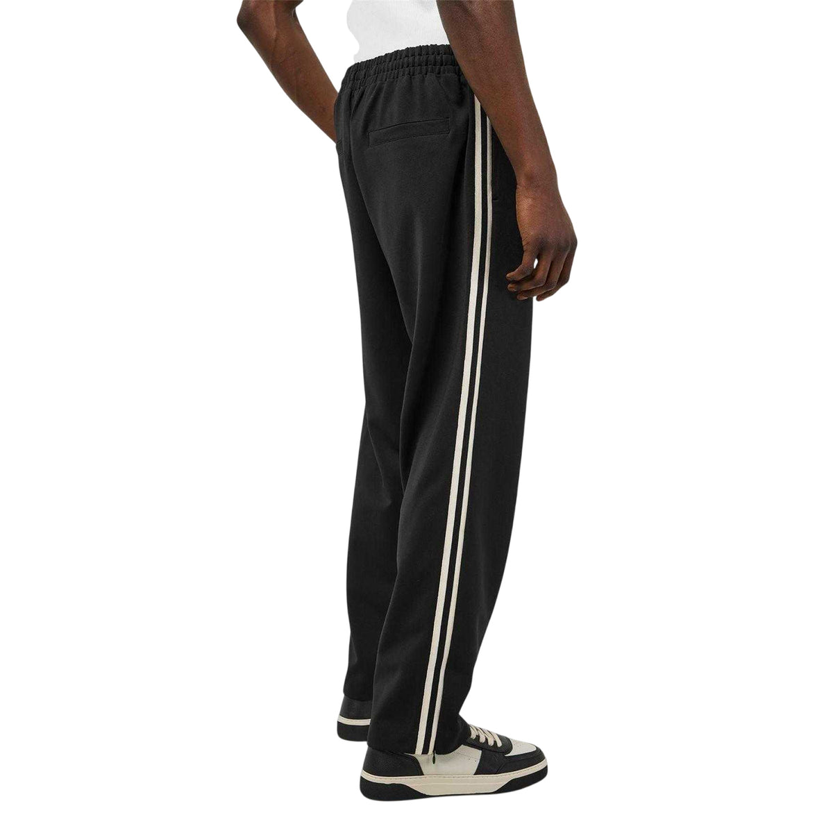 Jet Black - Back - Represent Mens Cotton Relaxed Fit Joggers