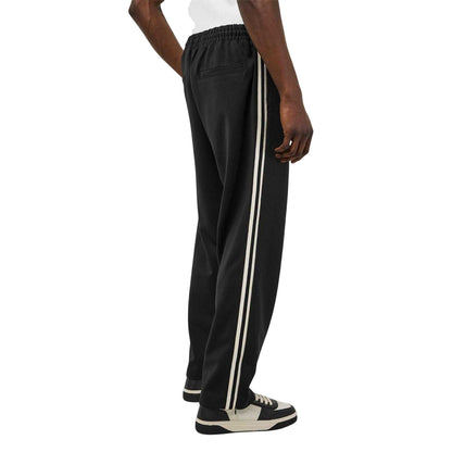 Jet Black - Back - Represent Mens Cotton Relaxed Fit Joggers
