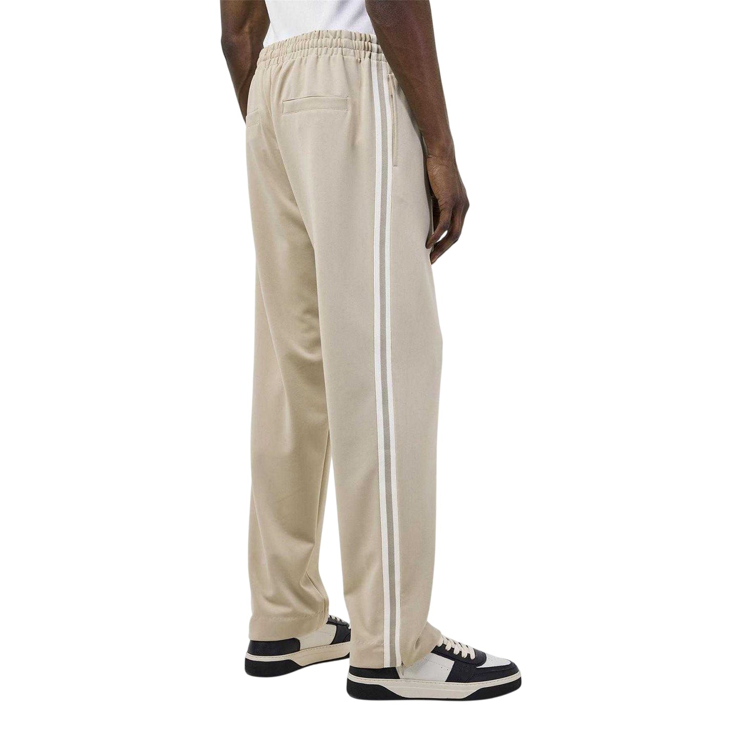Light Grey - Back - Represent Mens Cotton Relaxed Fit Joggers