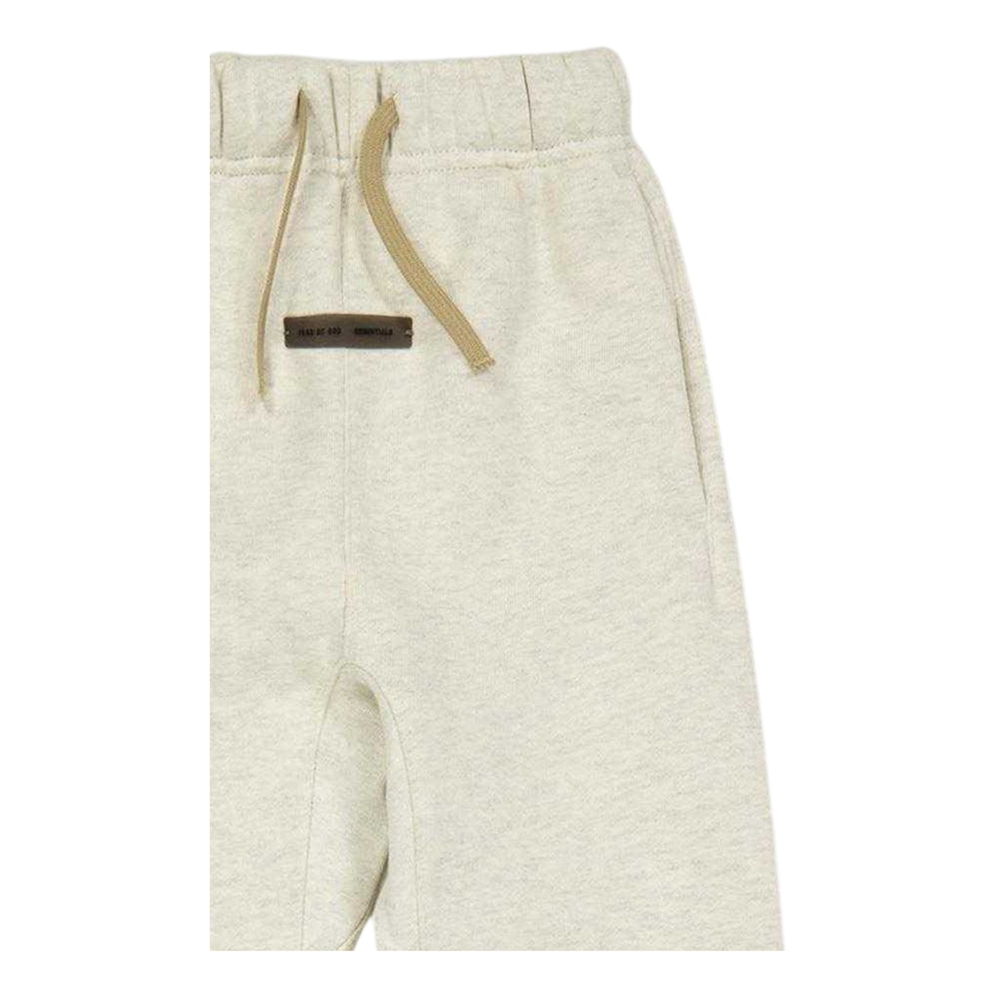 Oatmeal - Side - Fear Of God Essentials Childrens-Kids Fleece Joggers