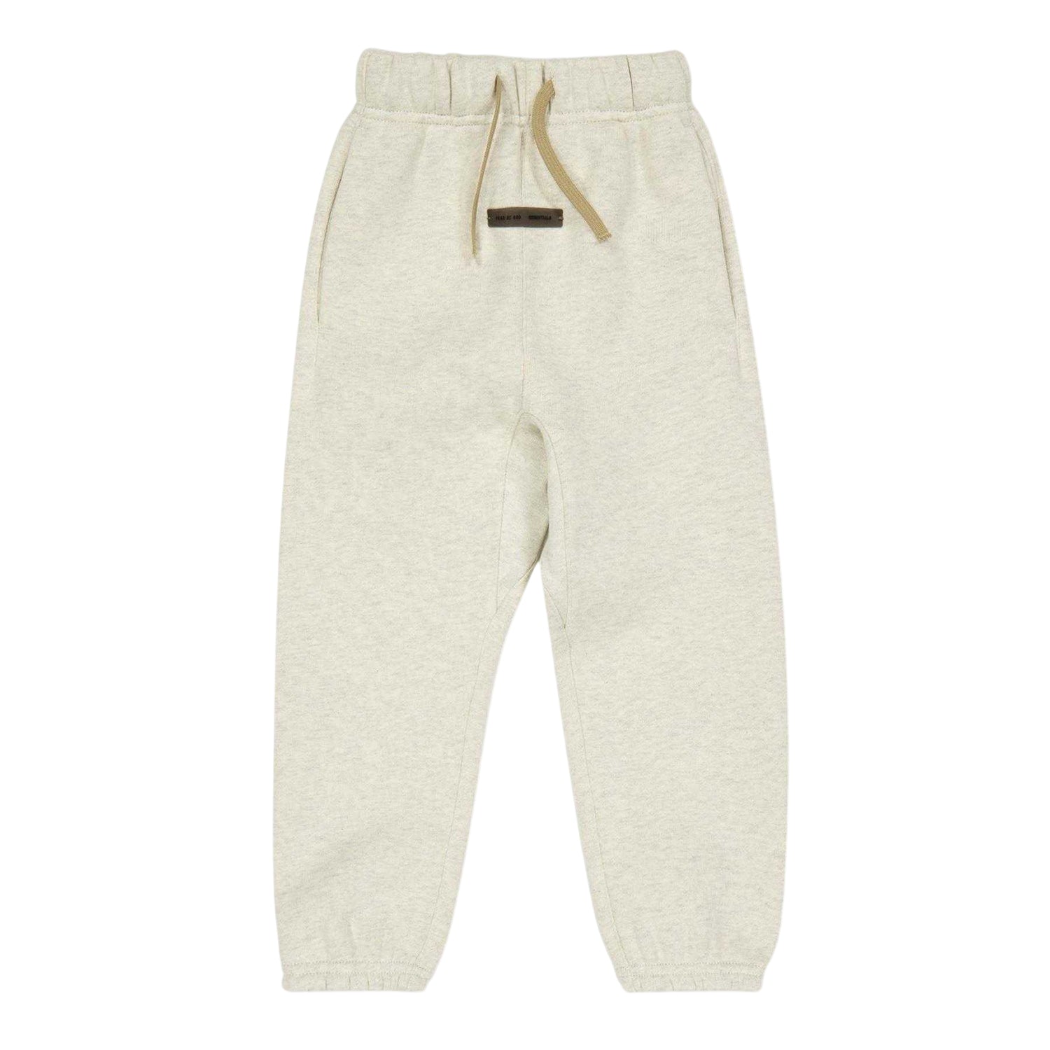 Oatmeal - Front - Fear Of God Essentials Childrens-Kids Fleece Joggers