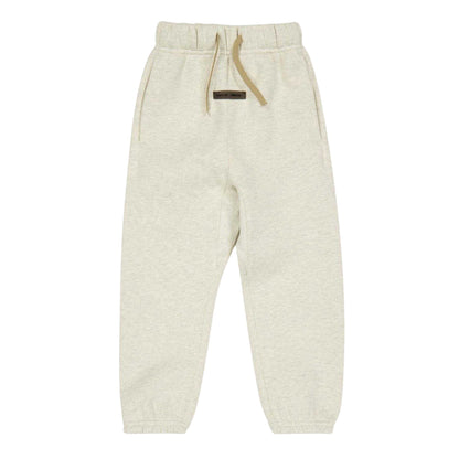 Oatmeal - Front - Fear Of God Essentials Childrens-Kids Fleece Joggers