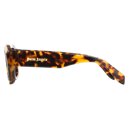 Brown - Back - Palm Angels Mens Salton Rectangle Sunglasses