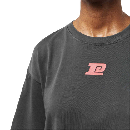 Washed Black - Side - PE Nation Womens-Ladies Back Print T-Shirt