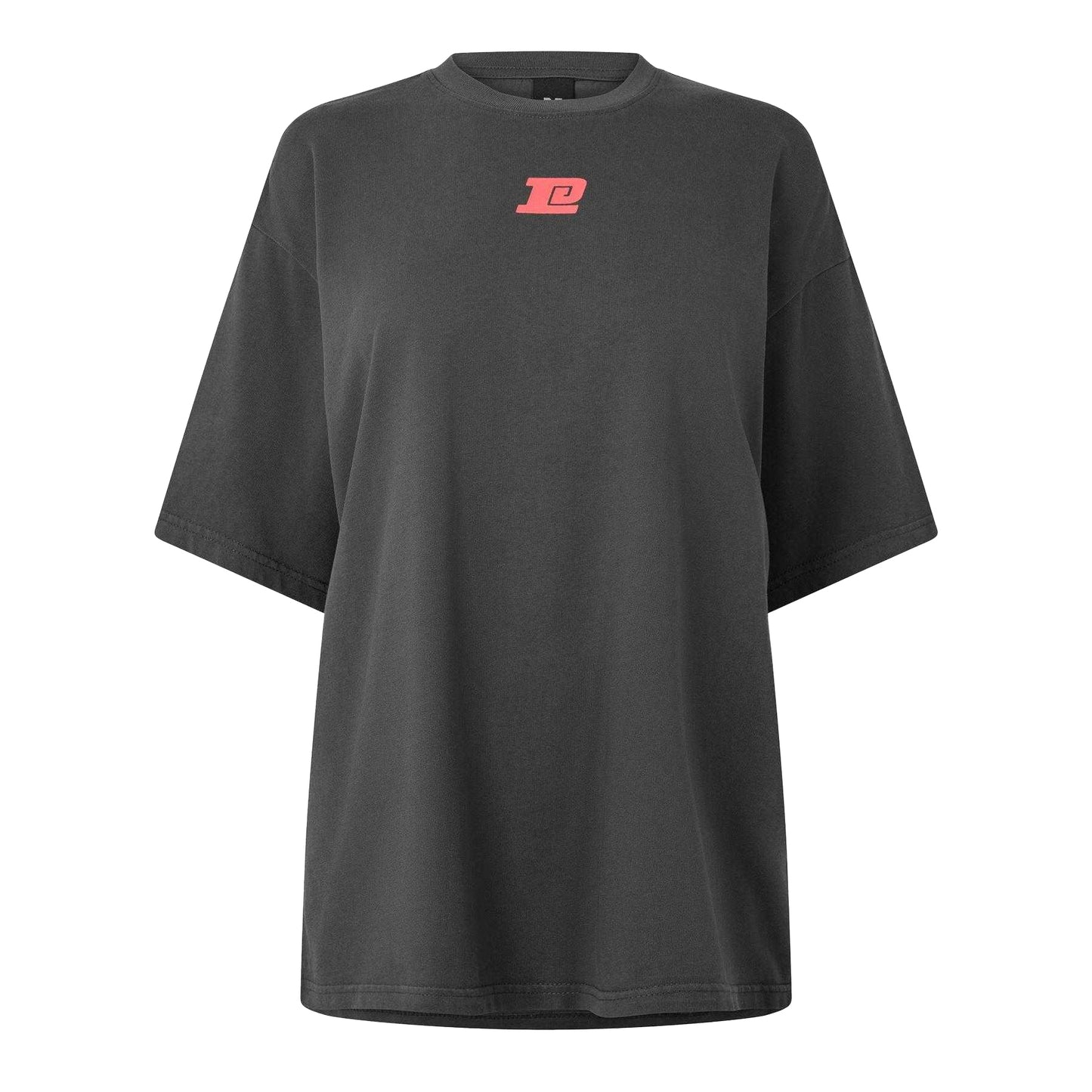 Washed Black - Front - PE Nation Womens-Ladies Back Print T-Shirt