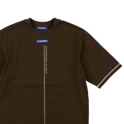 Brown - Side - A-COLD-WALL Mens Night Shift T-Shirt