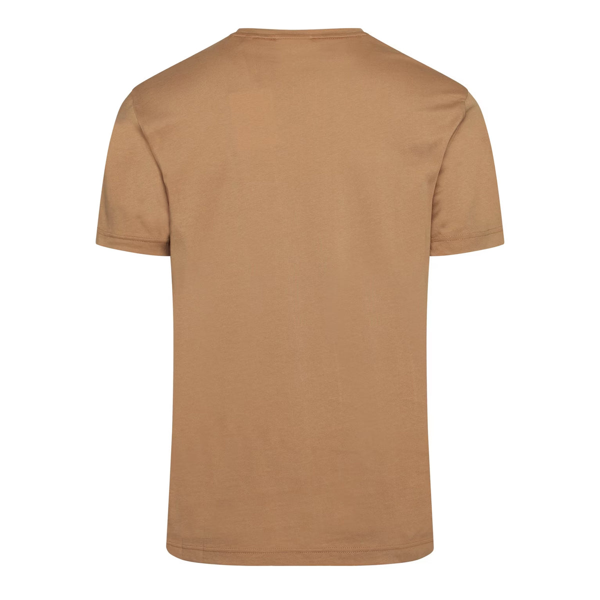 Beige - Back - Gant Mens Shield Logo Regular T-Shirt