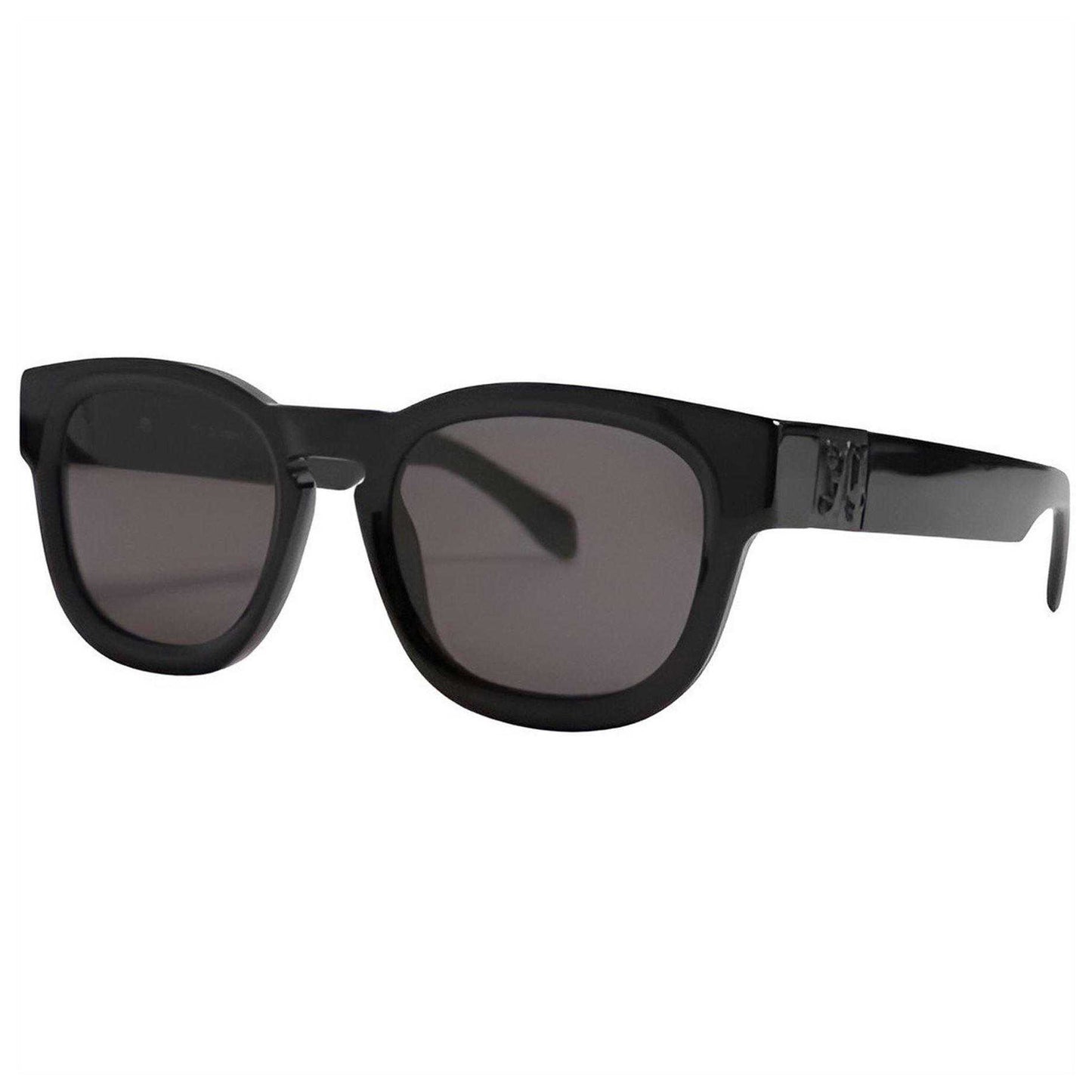 Black-Matted Grey - Front - Palm Angels Mens Rectangle Sunglasses