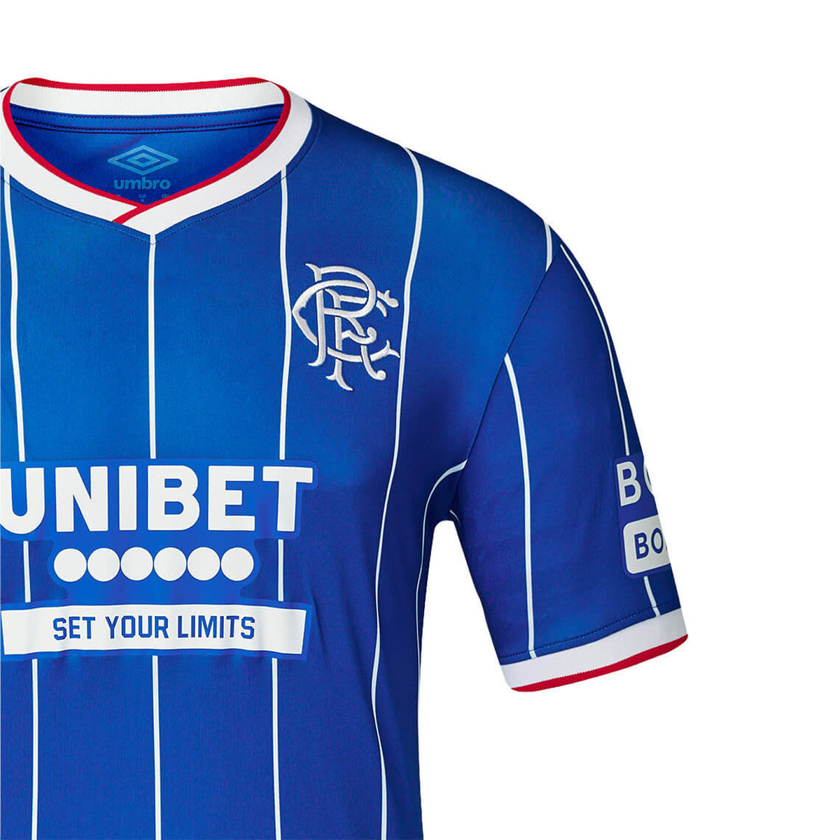 Blue-Red - Lifestyle - Umbro Mens Rangers FC T-Shirt