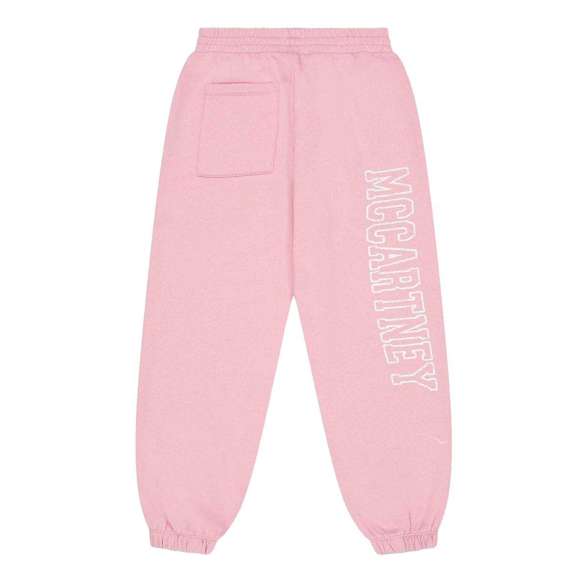 Pink - Back - Stella McCartney Childrens-Kids Fleece Letters Joggers