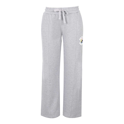 Grey - Front - Pretty Boy Ugly World Womens-Ladies Cotton Logo Standard Joggers