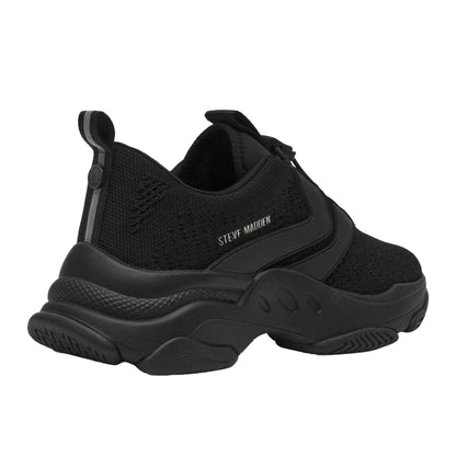 Black - Back - Steve Madden Womens-Ladies Main Street Trainers