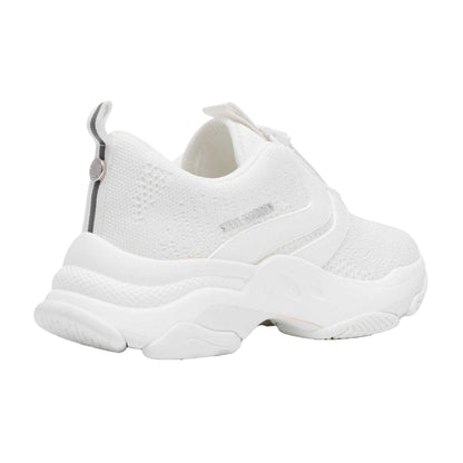 White - Back - Steve Madden Womens-Ladies Main Street Trainers