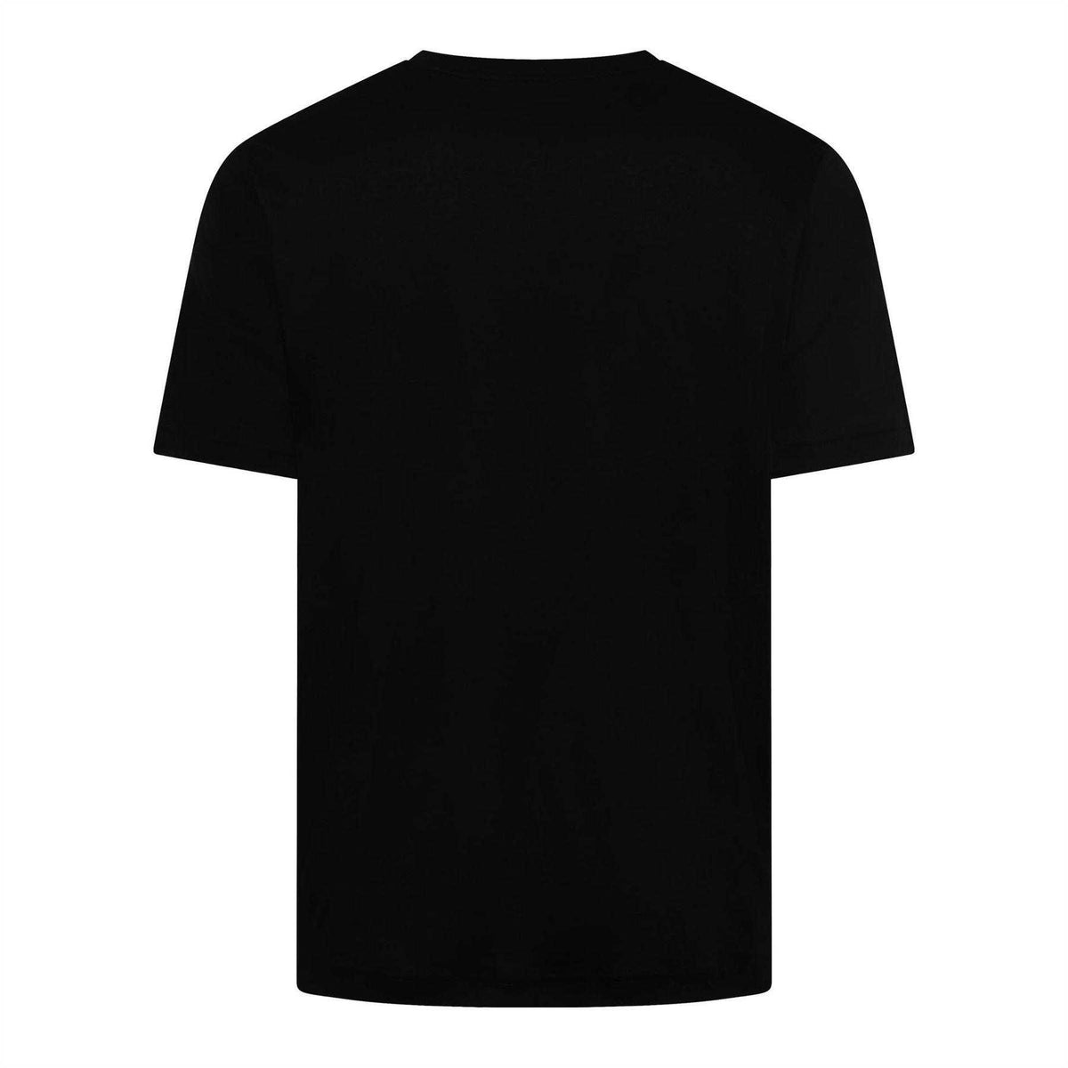 Black - Back - Boss Mens Unity Stripe Logo T-Shirt