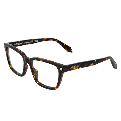 Dark Havana Brown - Front - Off White Unisex Adult Style 8I Square Sunglasses