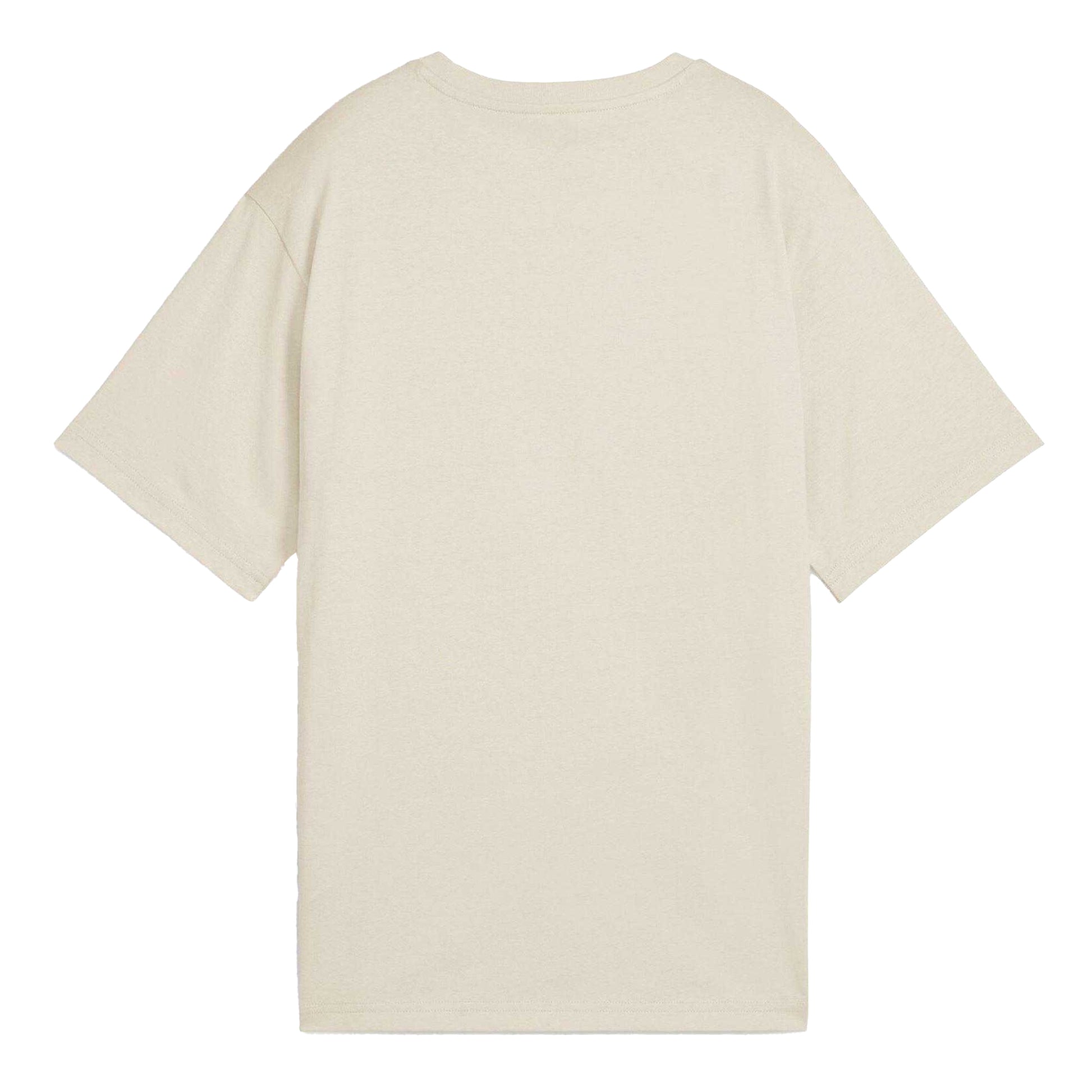 Beige - Back - Puma Womens-Ladies Animal Print Logo T-Shirt