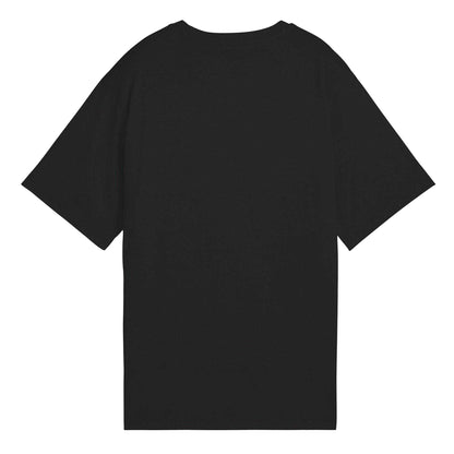 Black - Back - Puma Womens-Ladies Animal Print Logo T-Shirt